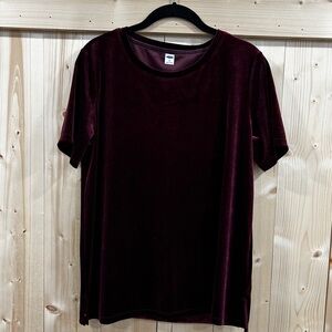 Old Navy stretch velvet top